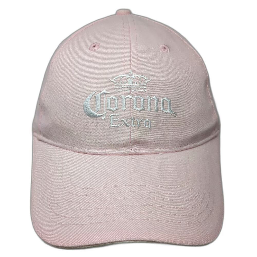 Acme Corona Extra Logo Hat Pink One Size Baseball Cap Slideback Embroidered